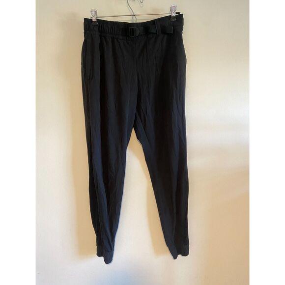 ATHLETA Quest Jogger BLACK Size 4 Adjustable Belted Waist - Picture 6 of 7